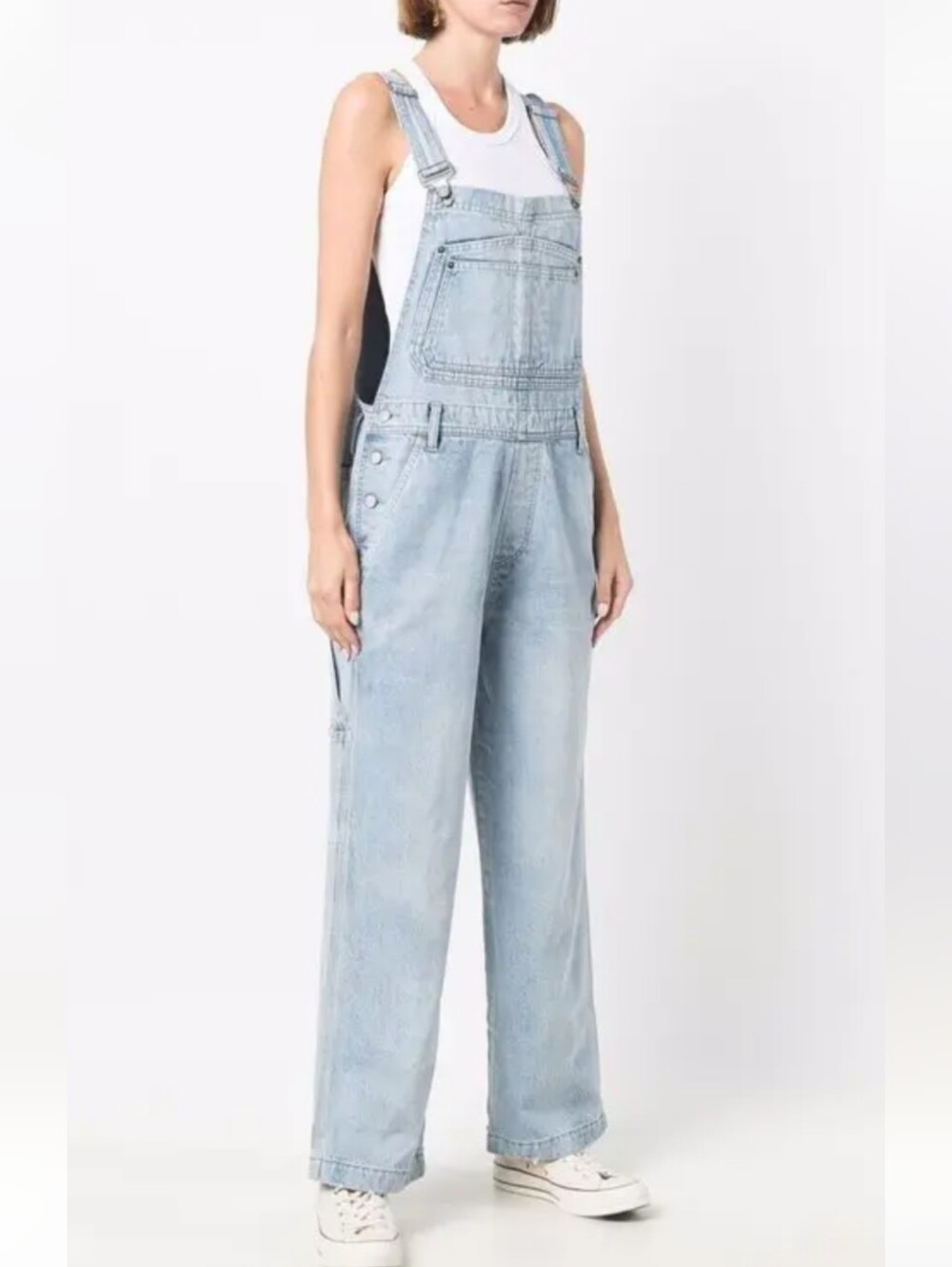 Boyish Light Blue Denim Overalls
